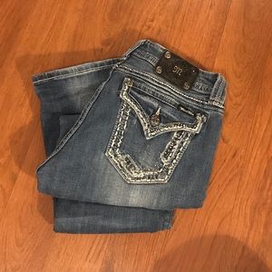 Miss Me easy cropped jeans. Size 31